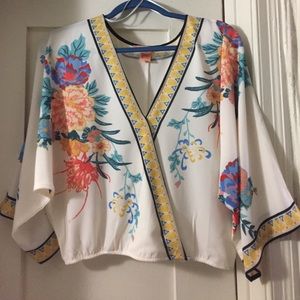 Cropped Floral Top